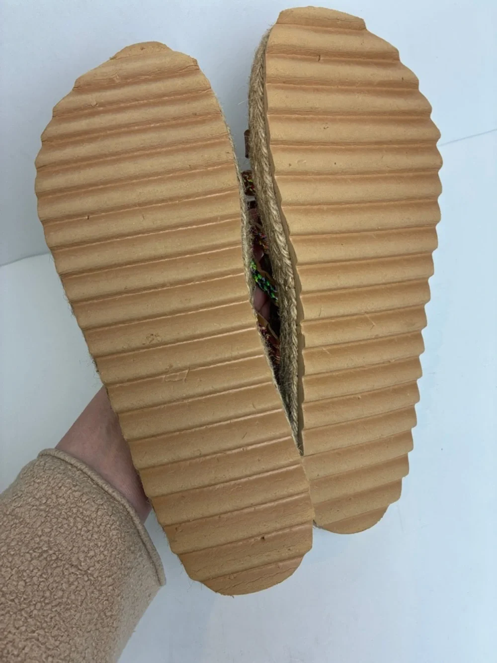 🇲🇽Authentic Leather Mexican Huarache Sandal🇲🇽 Handmade Artsan Mex 26 US 9.5-10